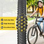ZUKKA Bike Tire 20/24/26/27.5/29 x 2.125 Mountain Bike Tire Foldable Replacement Tire for Mountain Bike, Kids Bike,Cruiser Bike