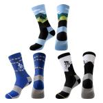 Jeasona 3 Pairs Cycling Socks for Men Gifts for Cyclist Bike Bicycle Accessories Gear Stuff