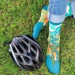 Lavley This Is How I Roll Bike Socks - Funny Cycling Socks for Men and Women Who Love Road Biking - Novelty Gift for Cyclists - One Size Fits Most