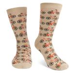 Lavley Born to Bike Socks - Funny Cycling Socks for Men and Women - Novelty Gift for Cyclists and Riders Who Love Outdoor Sports - One Size Fits Most