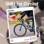 Jeasona 3 Pairs Cycling Socks for Men Gifts for Cyclist Bike Bicycle Accessories Gear Stuff