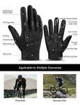 INBIKE Mountain Bike Gloves for Men Knuckle Guard Padded Men's Cycling Gloves Breathable for MTB Motocross Racing Dirtbike
