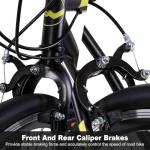 WEIZE 700C Road Bike, 14-Speed Commuter Bicycle