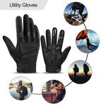 INBIKE Mountain Bike Gloves for Men Knuckle Guard Padded Men's Cycling Gloves Breathable for MTB Motocross Racing Dirtbike