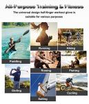 SUJAYU Fingerless Biking Gloves - Men & Women (Black, Medium)