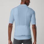 YKYWBIKE Pro Cycling Jersey Men Aero Bike Jersey Short Sleeve Road Bike Shirt Wicking Breathable Quick Dry 4 Pocket Bicycle Biking Sun Protection Grey