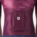 CASTELLI Men’s Climber’s A/C Jersey, Quarter Length Sleeve, Full Zip, Road Cycling & Gravel Biking Jersey with UV Protection - Deep Bordeaux/White - X-Large