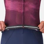 CASTELLI Men’s Climber’s A/C Jersey, Quarter Length Sleeve, Full Zip, Road Cycling & Gravel Biking Jersey with UV Protection - Deep Bordeaux/White - X-Large