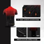 BERGRISAR Men's Cycling Jerseys Short Sleeves Bike Shirt