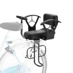 XIEEIX Rear Child Bike Seat,Rear Mounted Child Bike Seats,Back Mount Child Seat with Back Rest Armrest Foot Pedals,Width Adjustable Bicycle Rear Seat,Fits All Bicycle Rear Frames