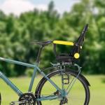 OUSEXI Rear Child Bike Seat, Kids Bicycle Back Seat ，Safe Rear Mount Child Carrier Fits All Bicycle Rear Frames, for 2-5 Years Old, 60lbs