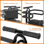 Kids Bike Seat Front Mounted and Handlebar Child Bike Seat Detachable Front Mounted Toddler Bicycle Seats Bicycle Seats with Foot Pedals for Children 2~5 Years Compatible with All Adult MTB