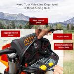 TUSK Handlebar Bag Dirt Bike/Adventure/Snow Bike/ATV/Compatible with SURRON SUR-RON/eBike/MTB/ 2.3L Capacity