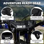 ThrottlePak Waterproof Dirtbike Handlebar Bag | Compact Motorcycle Handle Bar Storage Pouch | Universal Fit Dirt Bike Bag for Trail & Adventure Riding | Durable Surron Bar Bag