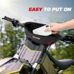 Nilkatss Dirt Bike Handlebar Bag - Waterproof & Durable Motorbike Tool Bags, Fits Light Bee Sur Ron S/X/ X160/ X260 Segway Talaria Sting, Secure Storage for Keys, Wallet & Phone