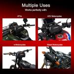 TUSK Handlebar Bag Dirt Bike/Adventure/Snow Bike/ATV/Compatible with SURRON SUR-RON/eBike/MTB/ 2.3L Capacity