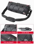KEMIMOTO Bike Handlebar Bag with Waterproof Rain Cover Front Bike Bag for Bicycles - Water-resistant Dual Zippers for Mountain Road Bike, Cycling Commuter Shoulder Bag Professional Bicycle Accessories