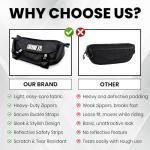 ThrottlePak Waterproof Dirtbike Handlebar Bag | Compact Motorcycle Handle Bar Storage Pouch | Universal Fit Dirt Bike Bag for Trail & Adventure Riding | Durable Surron Bar Bag