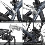 CXWXC Rear Bike Rack - Bike Cargo Rack for Disc Brake/Non-Disc Brake Mount - Bicycle Pannier Rack, Touring Carrier Rack fit 26”-29” and 700c