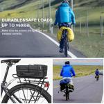 CXWXC Rear Bike Rack - Bike Cargo Rack for Disc Brake/Non-Disc Brake Mount - Bicycle Pannier Rack, Touring Carrier Rack fit 26”-29” and 700c