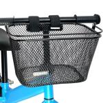 SAMORE Kids Bike Basket with Handle Black Bike Baskets for Children Cute Small Front Bicycle Handlebar Basket for Girls & Boys