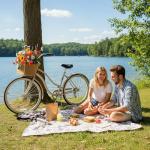 GRANNY SAYS Bike Basket, Wicker Basket for Bike, Hand-Woven Bicycle Basket, Detachable Wicker Front Handlebar Bike Basket