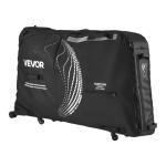 VEVOR Bike Travel Bag, Transport Universal Bicycle Storage Case Bag with TSA Lock, Support Plates, Protection and Fork Mount Stabilisation, Bicycle Case Max. Wheelbase 51 in for Airplane, Outdoor Use