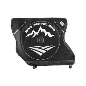 VEVOR Bike Travel Bag, Road Bike Bag Road Bicycle Storage Carry with TSA Lock & Dual Zipper, Black Bicycle Case Wheelbase 37-42 in for Air Travel, Outdoor Use, Airplane, Car, Train, Subway Transport