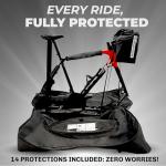 LOOMA MOTION Bike Travel Bag Airplane – Box for Air Travel | Durable Bike Cases with Full Protection | Fits Road & TT Bikes with Wheels, Safe Case for Flying