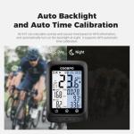 COOSPO Bike Computer GPS Wireless, ANT+ Cycling Computer GPS with Bluetooth, Multifunctional ANT+ Bicycle Computer GPS with 2.4 LCD Screen, Bike Speedometer with Auto Backlight IP67