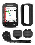 iGPSPORT BSC200S GPS Bike Computer, Wireless Route Navigation 2.4'' Screen Bluetooth ANT+ Cycle Computer IPX7 Waterproof (Bundle)