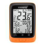 COOSPO Bike Computer Wireless GPS, Cycling Computer GPS Bike Tracker with Bluetooth/ANT+, Waterproof Bicycle Computer GPS Speedometer with Auto Backlight, 2.4 inch LCD Display