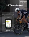 iGPSPORT BSC300T Wireless Bike Computer GPS, Touchscreen Offline MAP Navigation Off Course Warning Compatible with Insta360, for Ebike Road Bike MTB (Touch Screen&Button)
