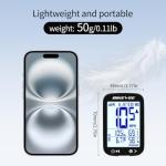 Bikevee Bike Speedometer GPS Wireless Cycling Computer – Auto Start/Stop, Auto Backlight, Waterproof Bicycle Odometer MPH KM/H, 2.4" LCD Display – Black