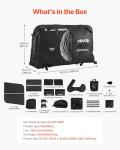 VEVOR Bike Travel Bag, Transport Universal Bicycle Storage Case Bag with TSA Lock, Support Plates, Protection and Fork Mount Stabilisation, Bicycle Case Max. Wheelbase 51 in for Airplane, Outdoor Use