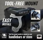 CATEYE Urban Wireless Bike Computer – Analog Speedometer & Odometer with Calorie Tracking, FlexTight™ Mount, Auto Start/Stop, Programmable Odometer & Easy Setup for All Bikes