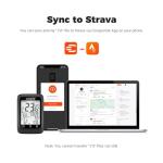 COOSPO Bike Computer GPS Wireless, ANT+ Cycling Computer GPS with Bluetooth, Multifunctional ANT+ Bicycle Computer GPS with 2.4 LCD Screen, Bike Speedometer with Auto Backlight IP67