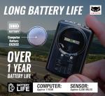 CATEYE Urban Wireless Bike Computer – Analog Speedometer & Odometer with Calorie Tracking, FlexTight™ Mount, Auto Start/Stop, Programmable Odometer & Easy Setup for All Bikes