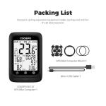 COOSPO Bike Computer GPS Wireless, ANT+ Cycling Computer GPS with Bluetooth, Multifunctional ANT+ Bicycle Computer GPS with 2.4 LCD Screen, Bike Speedometer with Auto Backlight IP67