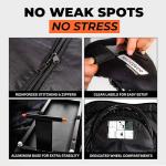 LOOMA MOTION Bike Travel Bag Airplane – Box for Air Travel | Durable Bike Cases with Full Protection | Fits Road & TT Bikes with Wheels, Safe Case for Flying