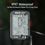 Bikevee Bike Speedometer GPS Wireless Cycling Computer – Auto Start/Stop, Auto Backlight, Waterproof Bicycle Odometer MPH KM/H, 2.4" LCD Display – Black