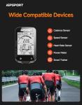 iGPSPORT BSC100S GPS Bike Computer Wireless, 2.6 inch LCD Display 40H Rechargeable Waterproof Cycling Computer (BSC100S)
