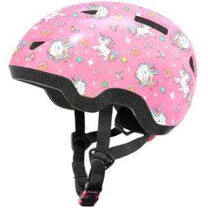 Toddler Bike Helmet for Boys and Girls, Adjustable Kids Helmets from Infant/Baby to Children, 1/2/3/4/5/6/7/8 Years Old (Unicorn,Size S)