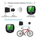 SY Bicycle Speedometer and Odometer Wireless Waterproof Cycle Bike Computer with LCD Display & Multi-Functions by YS