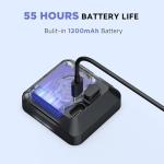 CYCPLUS GPS Bike Computer, Wireless Cycling Computer with Automatic Backlight, Bicycle Speedometer Odometer with Waterproof and Large Battery, Provide Professional Data Analysis(New Upgraded)