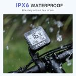 CYCPLUS GPS Bike Computer, Wireless Cycling Computer with Automatic Backlight, Bicycle Speedometer Odometer with Waterproof and Large Battery, Provide Professional Data Analysis(New Upgraded)