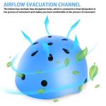 WayEee Kids Bike Helmet Set Skateboard Knee Pads, 7PCS Protective Gear Adjustable for Girls Boys 3-10 Age Elbow Pads Wrist Guards for Outdoor Sports Cycling Bike Roller Skating Scooter, Youth, Blue