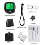 SY Bicycle Speedometer and Odometer Wireless Waterproof Cycle Bike Computer with LCD Display & Multi-Functions by YS