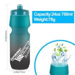 GIFUBOWA 24oz Bike Water Bottle Leakproof Squeeze BPA Free Bicycle Bottles Design for Cycling Riding, Running, Gym & Outdoor Sports 2 Pack