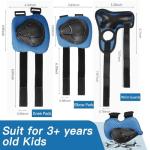 Kids Bike Helmet Set Adjustable Helmet for Ages 3-15 Kids Toddler Boys Girls Youth, Multi-Sport Bicycle Skateboarding Football Rollerskating Scooter Rollerblade Balance Bike Helmets